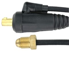 Dinse 35-70 TIG Torch Plug with Argon gas hose for 9 & 17 Series – LDT-917F