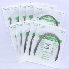 10 PACKS Dental Ortho 014 Upper Super Elastic Niti Round Arch Wire Nature Form
