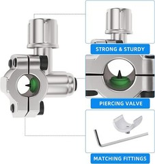 2 Pack BPV31 Bullet Piercing Valve A/C Refrigeration Lines 5/16 – 3/8 – 1/4 NEW