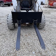 46″ Pallet Fork Quick Attach Mount Attachments, Heavy Duty Skid Steer Forks