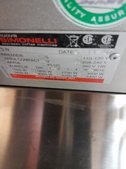Nuova Simonelli Aurelia V 2 Group Espresso Machine, 4500W, 240V