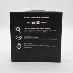 Square Credit Card Reader for iPhone, iPad and Android White