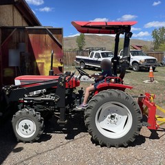 Red 52″ X 52″ Tuff Top ROPS Canopy For Tractor and Mowers Umbrella