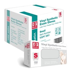 1000PCS Medical Clear Vinyl Exam Disposable Gloves Latex & Powder-Free Food-Safe