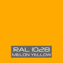 RAL 1028 Melon Yellow Powder Coat Paint – NEW 1LB