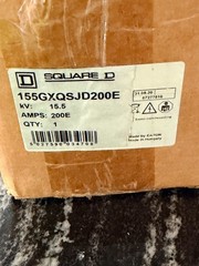 NEW SQD STRIKER 155GXQSJD200E 200E AMPS LIMITING Power Fuse SQUARE D