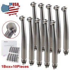 Dental High Speed Handpiece Push Button Air Turbine 4 Hole Midwest 10pcs/1 Pack