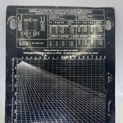 Usines Tornos R10 Speed Threading Chart Plate T347 Moutier Suisse Screw Machine