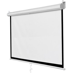 120” Projector Screen Diagonal TV Screen Manual Matte HD Movie Theater 1:1