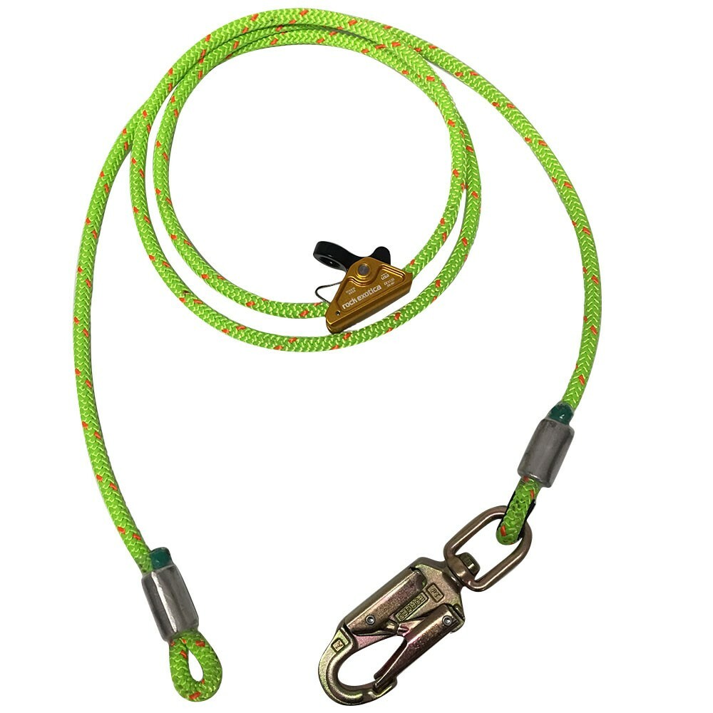 ROPE LOGIC’S 10FT 1/2IN ROCKGRAB WIRE CORE FLIPLINE STEEL SNAP ARBORIST RIGGING