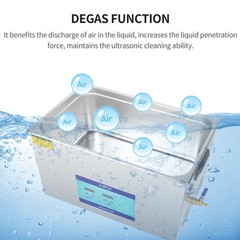 AIPOI 30L Ultrasonic Cleaner Cleaning Equipment Liter Industry Heated W/ Timer