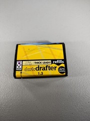 Geddes Dark Drafter 1.3mm Lead Refills 10 Black 35 Containers w/ 10 Lead, 350