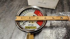 SIMPLEX GT120 120-Ton 4″ Tonnage Hydraulic Cylinder Pressure Gauge 15-PSI NIB