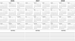 5 Year Calendar Planner 2026-2030, Free Shipping! NEW!