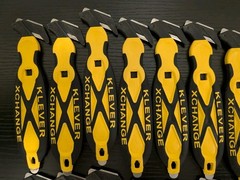 35 Pc Klever Xchange box cutters, box opener, carton cutter Made in USA