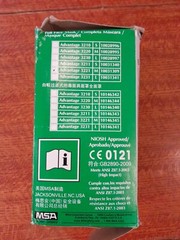 Five ADVANTAGE Medium 3000 Model 3200 TWIN-PORT Full Face Respirators