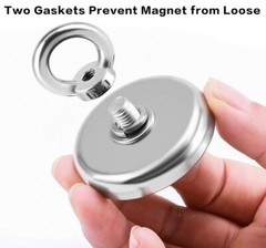 Large Fishing Magnets strong Neodymium super Rare Earth Magnet hooks 180-1380 Lb