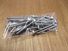 (Qty.25) M6-1.0 X 50MM Hex Head Cap Screw Bolt Grade A2-70 Stainless SS