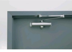 NewDoor Closer Control Aluminum Adjustable Spring Tension Latching Closing Speed