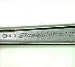 Vintage Blue-Point By Snap On Tools 8″ Adjustable Wrench Made in USA Used