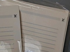 Vtg 1990s-2000s Authentic Louis Vuitton GM Agenda Refill Pages & Plastic Pockets