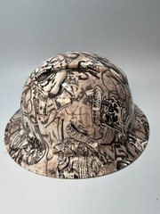 New Full Brim Hard Hat Custom Hydro Dipped BALLERS ONLY