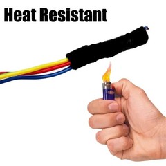 15M Heat-Resistant Flame Retardant Cloth Electrical Tape Car Wiring Loom 3-Pcs