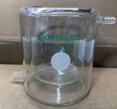 Jacketed Reaction Beaker, Conical Bottom, 1000 mL, ChemGlass, CG-1103-05