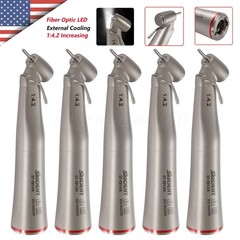 Dental 1:4.2 45° Fiber Optic Contra Angle Electric Surgical Handpiece For NSK US