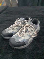 WORX Women’s Steel Toe Lace-Up Sneakers, Size 7.5W, Gray Red Wing Shoes