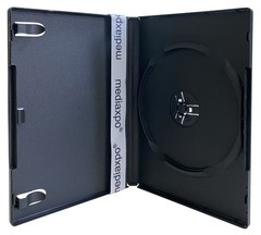 5 STANDARD Black Single DVD Cases 14MM (Machinable Quality) **1-3 DAYS