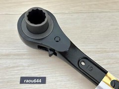 TOP RM-19X24 Double-end Ratchet Wrench (Spike Type) Made in JAPAN
