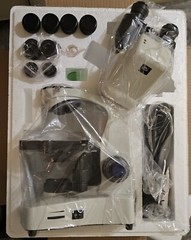 40X-2000X Built-in 3MP Camera Binocular Compound Siedentopf LED Microscope