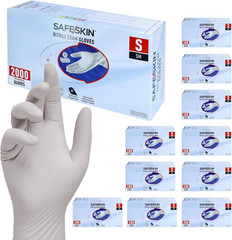 Nitrile Exam Gloves Disposable – 3.5 Mil, Gray, Powder Free Gloves for Medical,