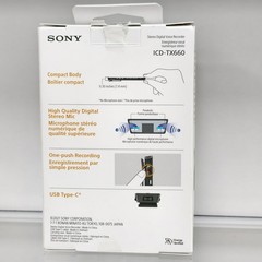 Sony ICD-TX660 16GB Digital Voice Recorder OPEN BOX