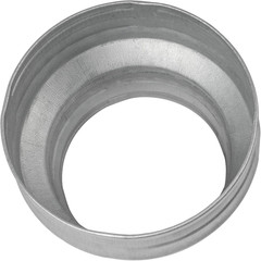 5″ to 4″ Inch round Duct Reducer – Male Fit Galvanized Steel Pipe Increaser – Co