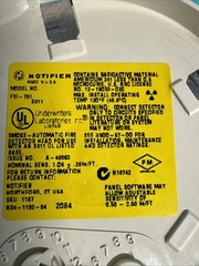 NOTIFIER FSI-751 ION HEAD DETECTOR ADDRESSABLE HEAD FREE SHIPPING !!!