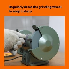 71878 6-Inch Bench Grinding Wheel, Green Silicon Carbide, 1/2-Inch Arbor, 80 Gri