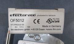IFM Efector OF5012 Diffuse Photo Electric Sensor