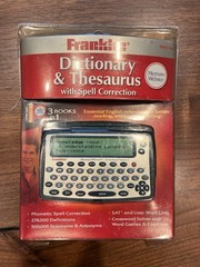 New Franklin MWD-460 Merriam-Webster Dictionary and Thesaurus With Spell Check