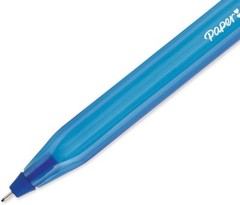 Blue Pen x 50 PACK Paper Mate InkJoy Ballpoint Pens Ultra Fine Point (0.5 mm)
