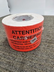 Tape Logic Aviditi Tape Logic 4 x 6″ “Must Remain Palletized” DL3181 Red 500Roll