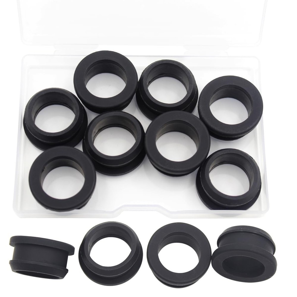 7/8″ Drill Hole, 3/4″ Silicone Top Hat Grommets for Wiring, 0.28″ Groove Widt…