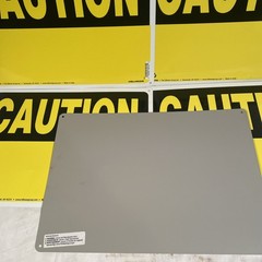 10 In. X 14 In. Aluminum Blank Caution Sign Lot Of 5
