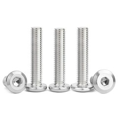 20Pcs M6x70mm Flat Head Screws and Bolts, M6 Socket Flat Head Screw, M6-1.0x70mm