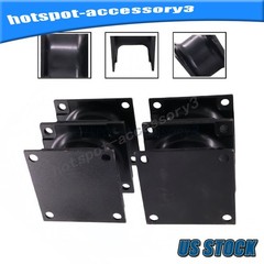 4PCS Vibratory Plate Compactor Rubber Isolator Shock Mount For Stanley Hydraulic