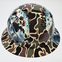 full brim hard hat custom hydro dipped IN DRAKE DUCK HUNTER CHASING BANDS NEW