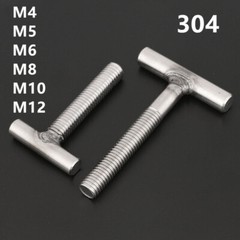 304 Stainless Steel T-Shaped Screws Welding Screws M4 M5 M6 M8 M10 M12