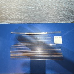 Harris Stay-Silv 15% Flat Brazing Rods .050” X 1/8”. 15 Full Sticks, 8 Partial.