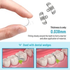 Dental Matrix Bands Ring Sectional Matrice Clamp Fit Garrison Palodent V3 System